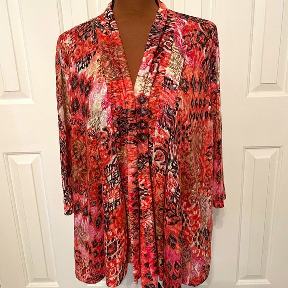 Southern Lady Light-Weight Cardian, Size 1X - Picture 1 of 6